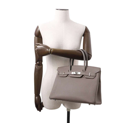 Hermès Gray Leather Birkin 30