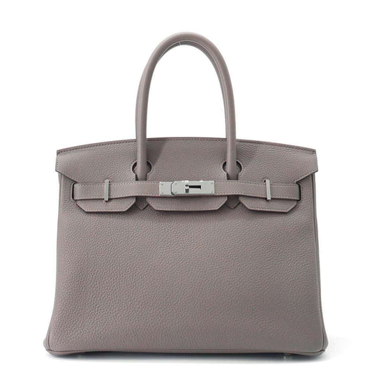 Hermès Gray Leather Birkin 30