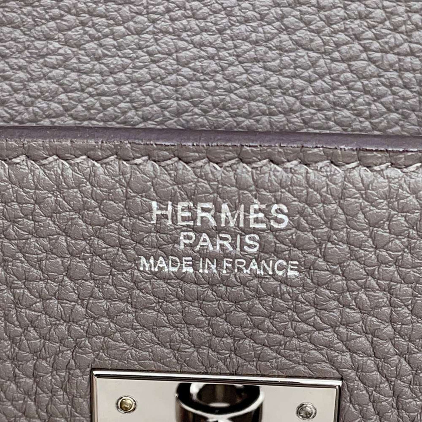 Hermès Gray Leather Birkin 30