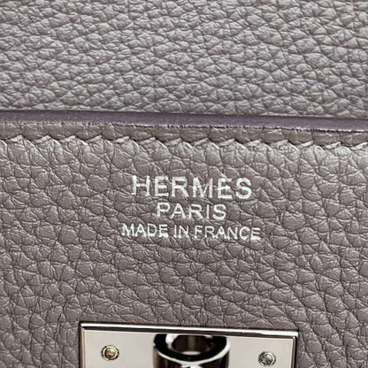 Hermès Gray Leather Birkin 30