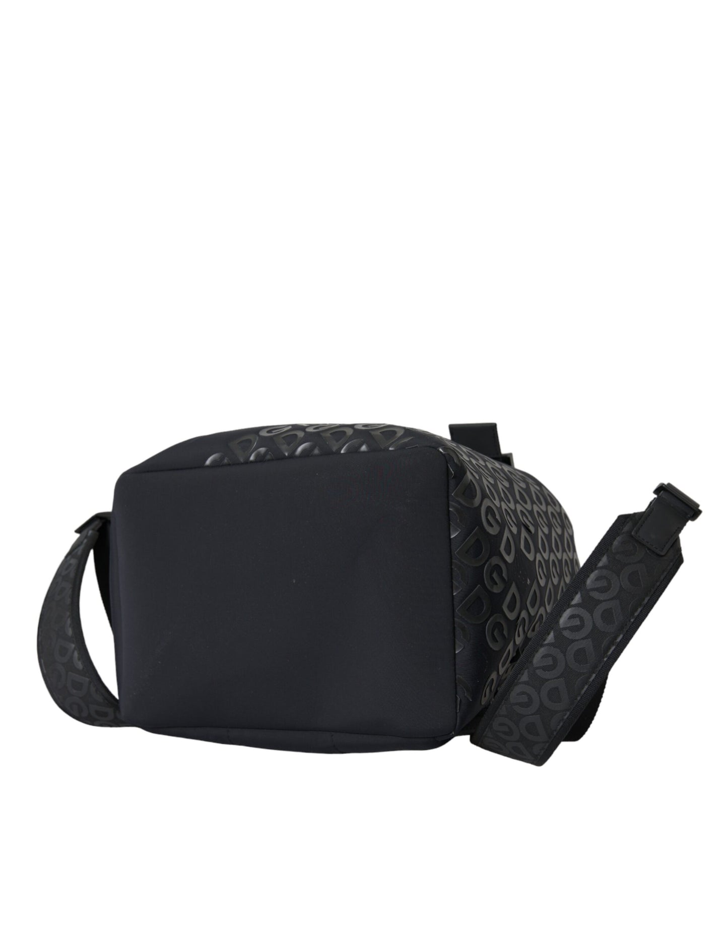 Dolce & Gabbana Black Neoprene Nylon Dg Logo School Backpack Bag