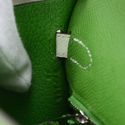 Hermès Green Leather Kelly 25
