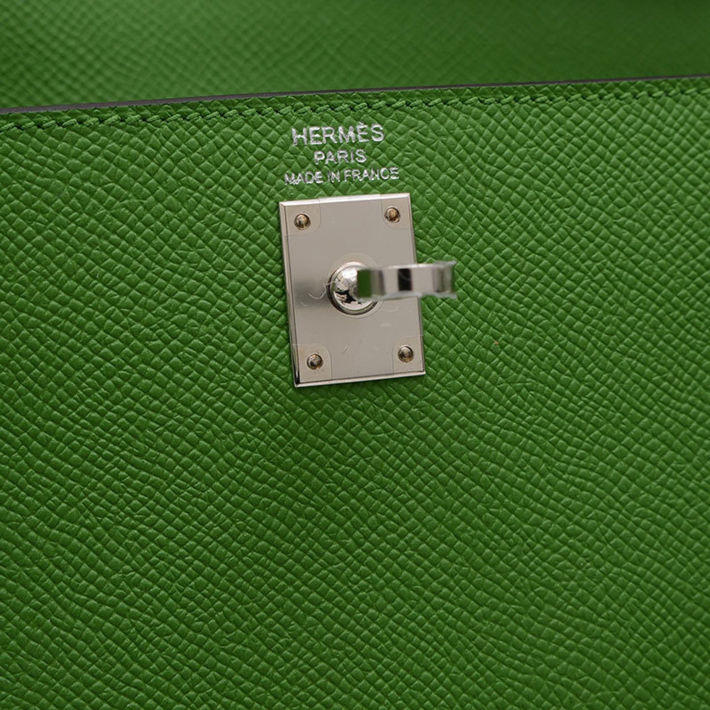 Hermès Green Leather Kelly 25