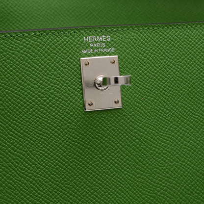 Hermès Green Leather Kelly 25