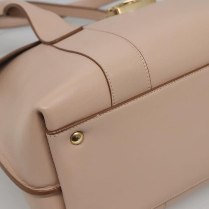 Salvatore Ferragamo Brown Leather Gancini