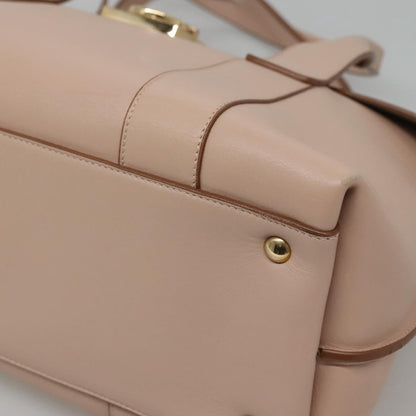 Salvatore Ferragamo Brown Leather Gancini