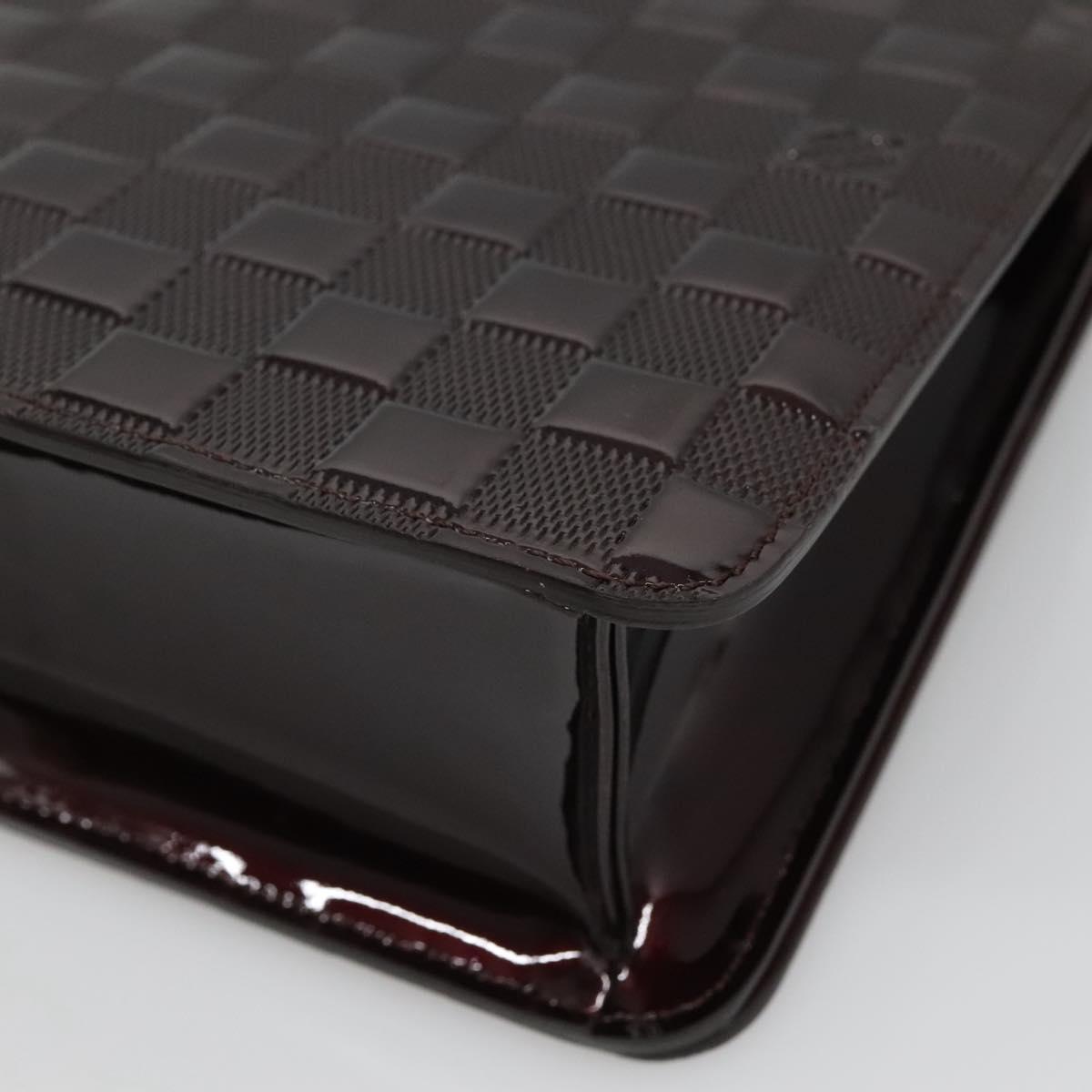 Louis Vuitton Black Patent Leather Cabaret