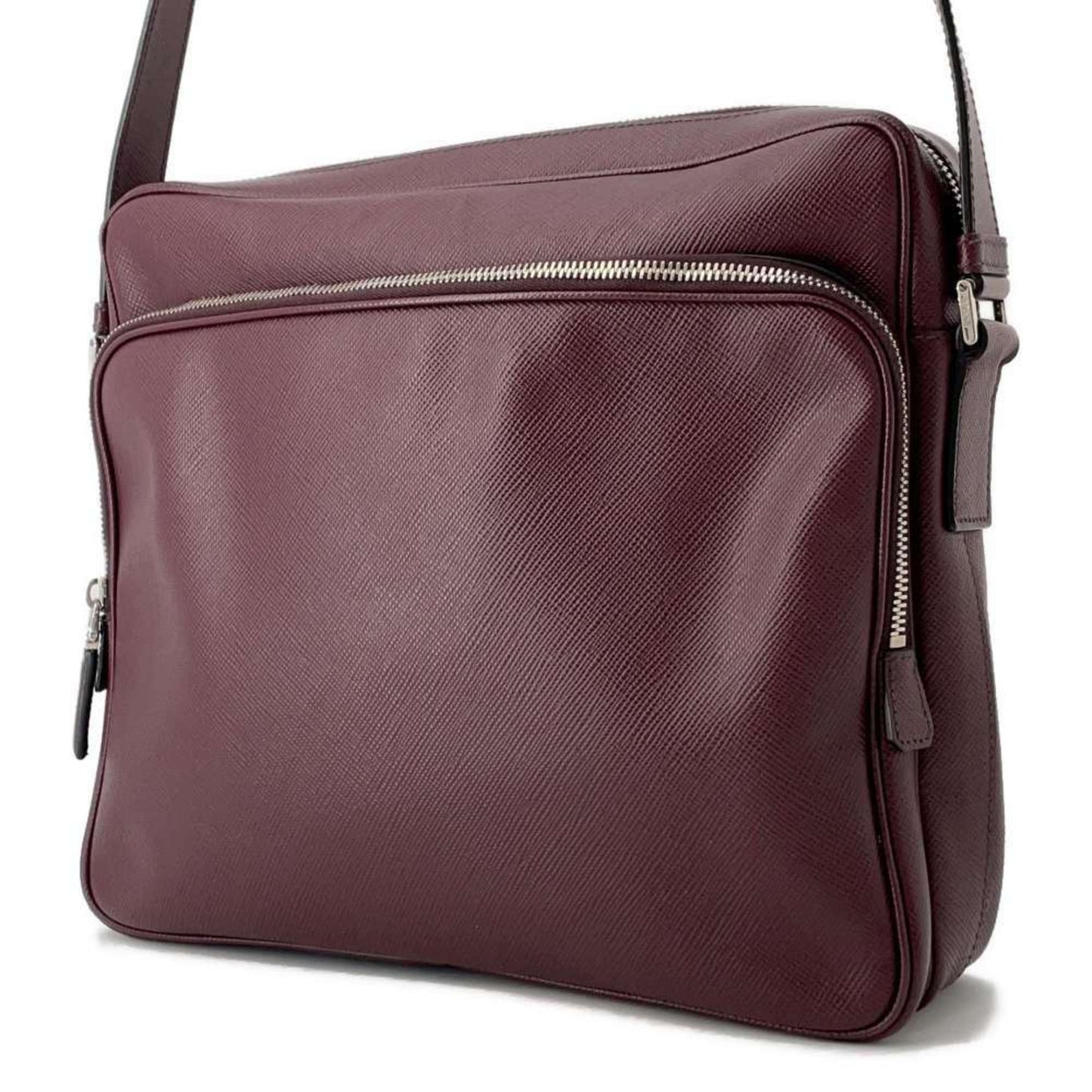 Prada Red Leather Saffiano
