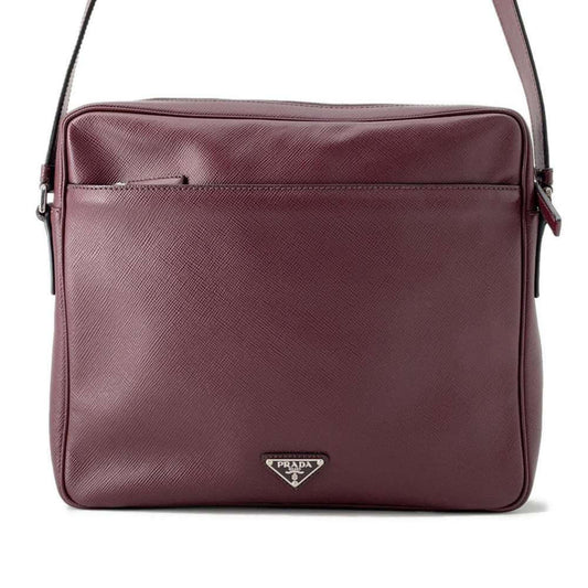 Prada Red Leather Saffiano