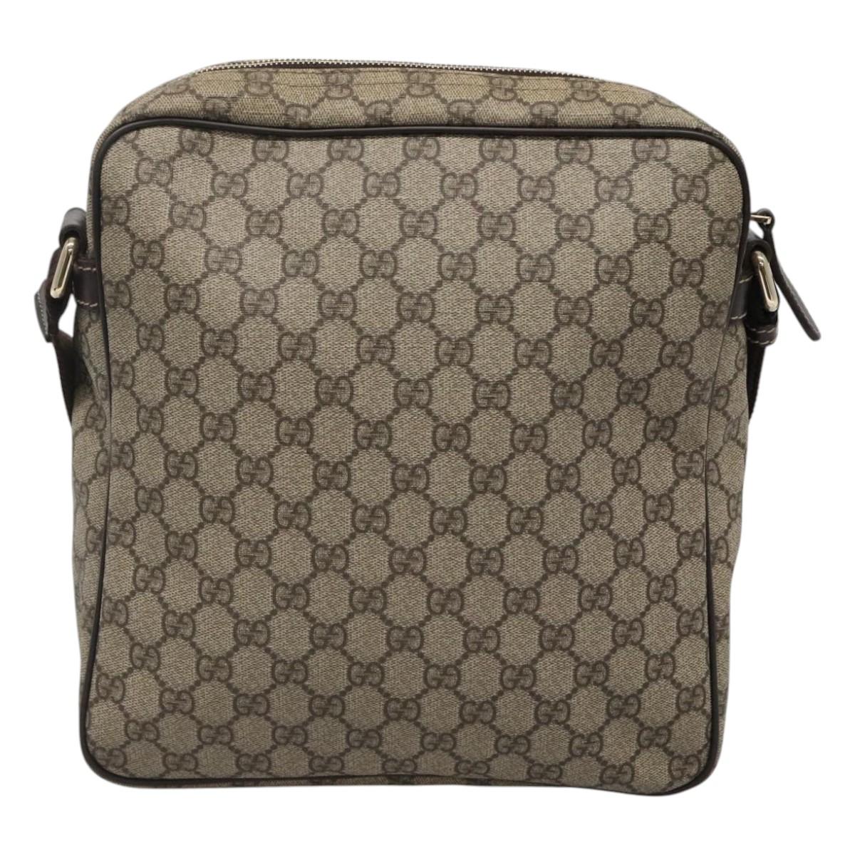 Gucci Brown Canvas Gg Supreme