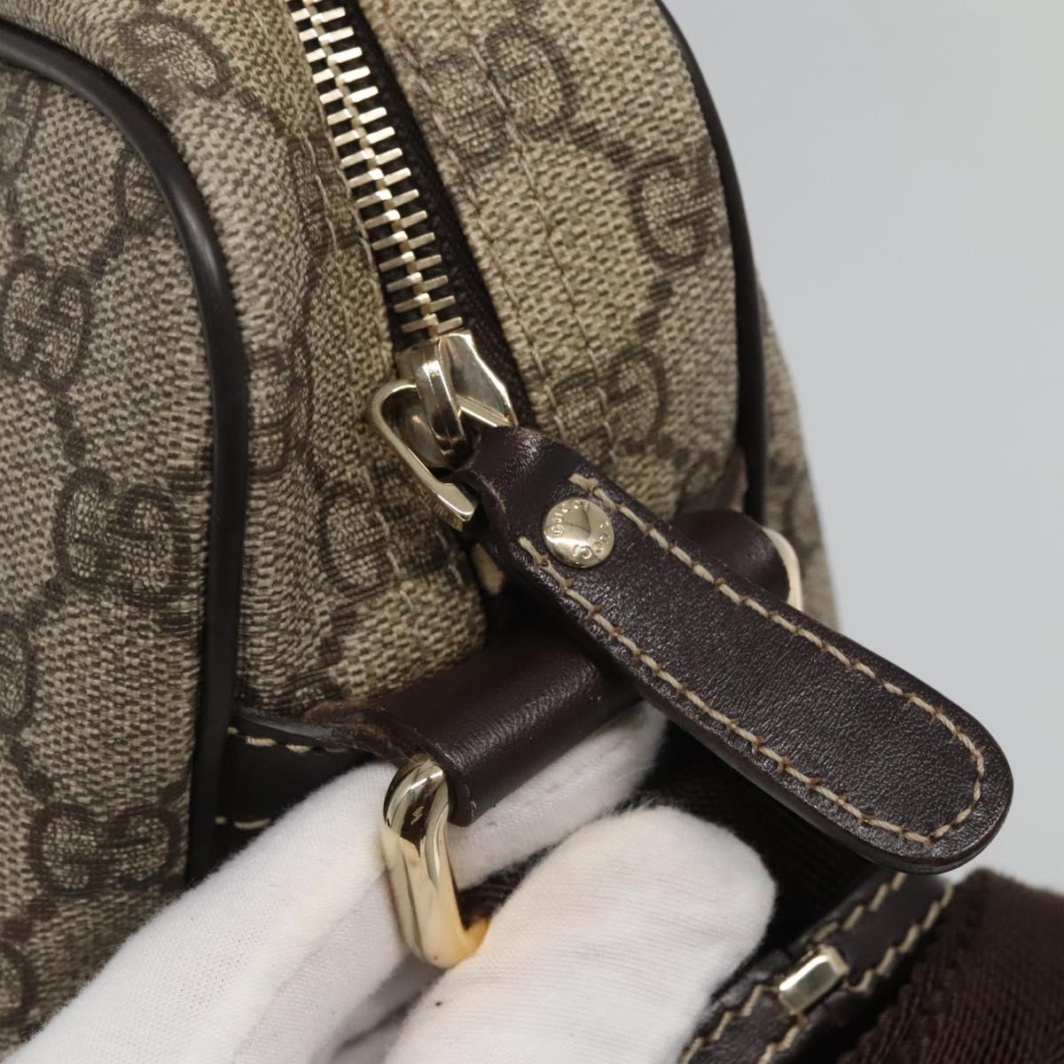Gucci Brown Canvas Gg Supreme