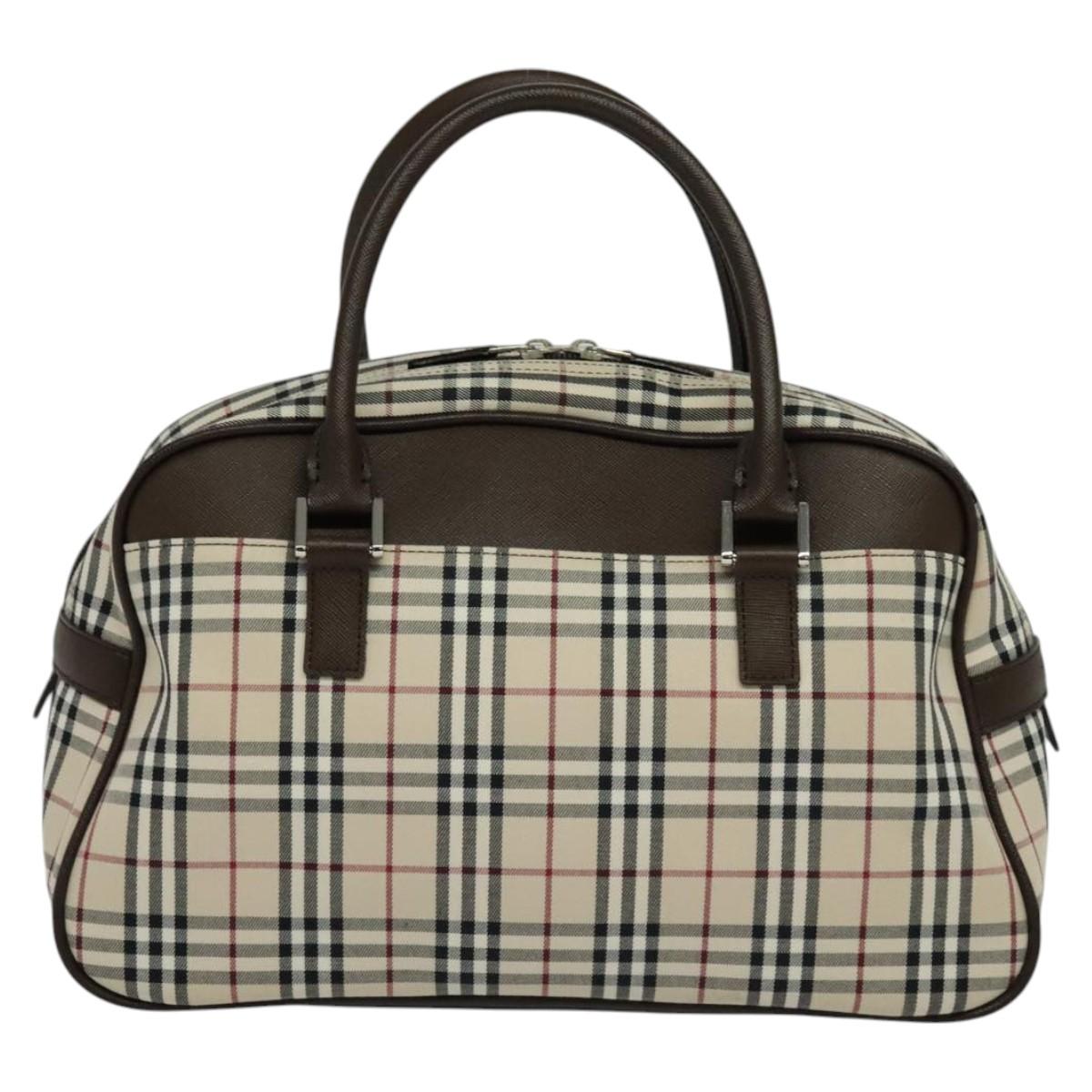 Burberry Brown Canvas Nova Check