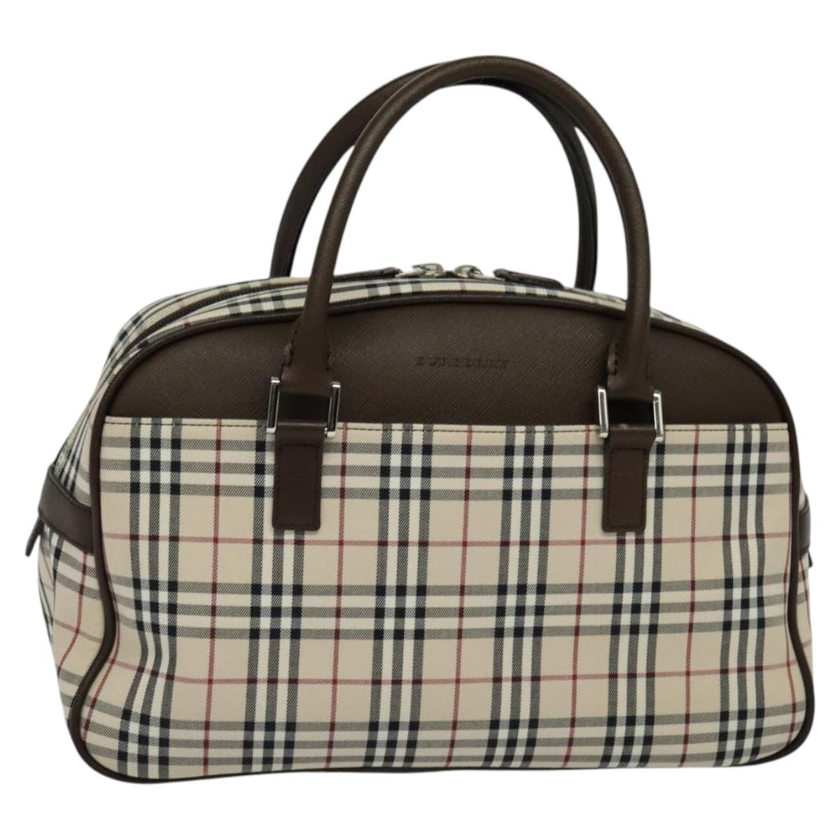 Burberry Brown Canvas Nova Check