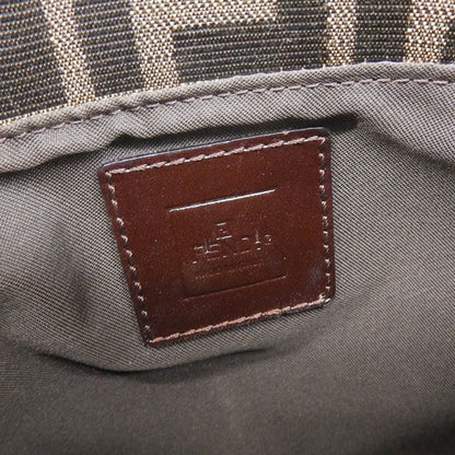 Fendi Brown Canvas Zucchino