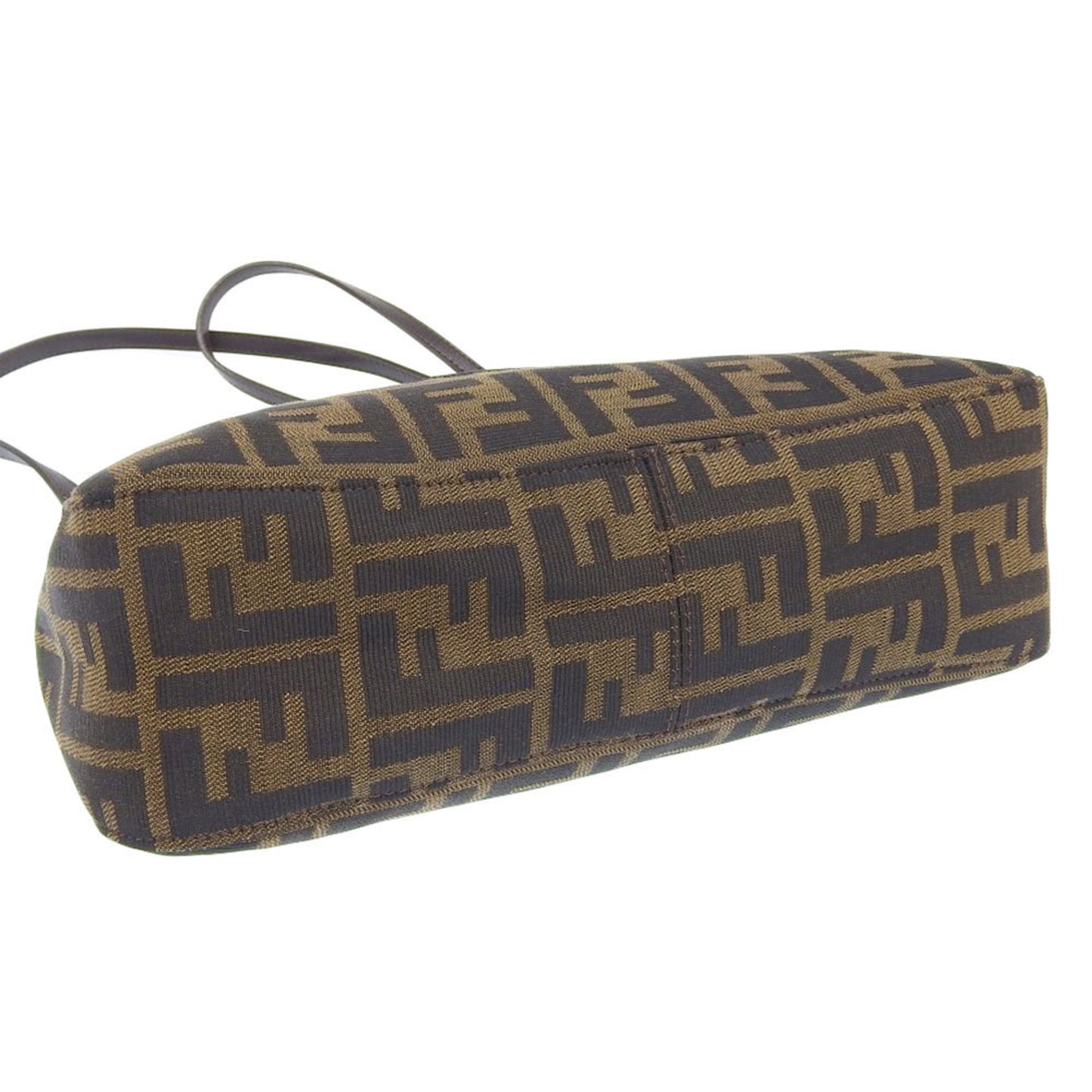 Fendi Brown Canvas Zucchino