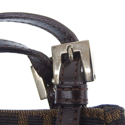 Fendi Brown Canvas Zucchino