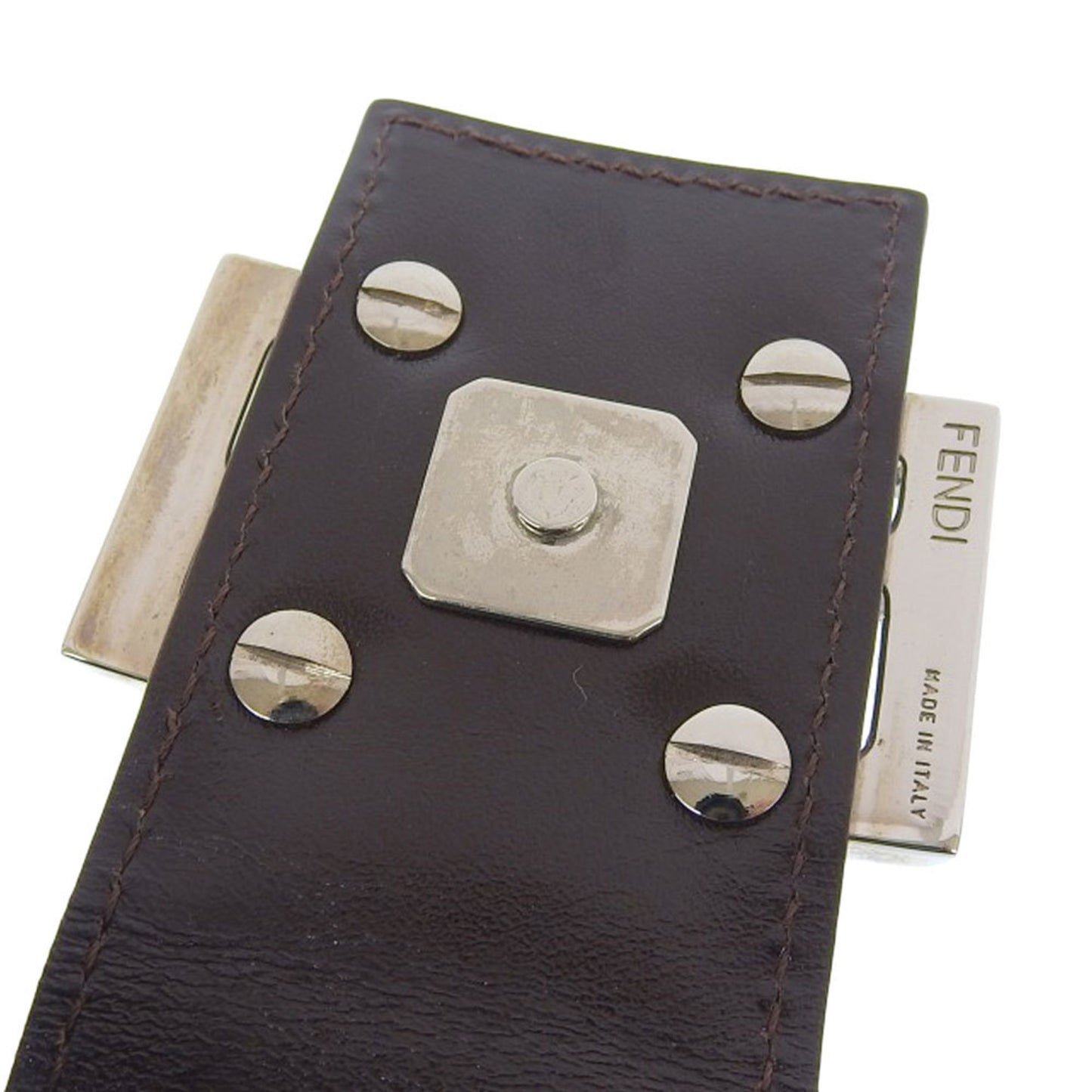 Fendi Brown Canvas Zucchino