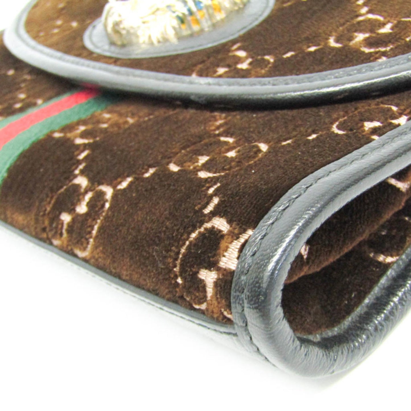 Gucci Brown Suede Rajah