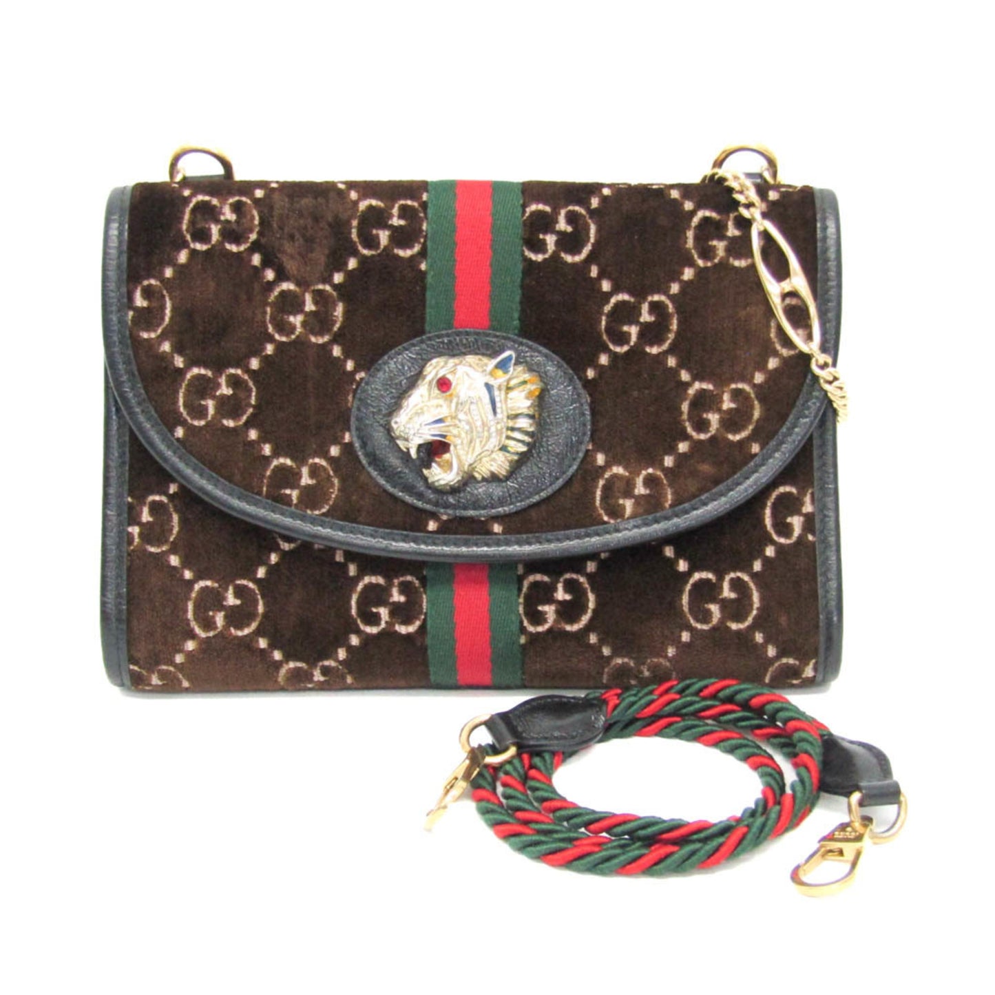 Gucci Brown Suede Rajah