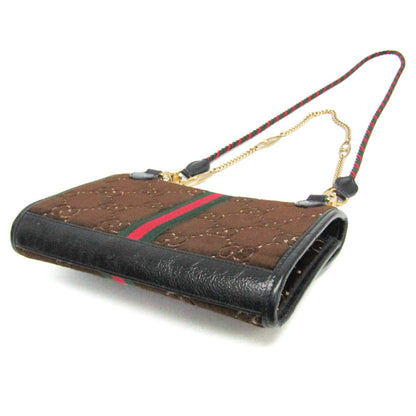 Gucci Brown Suede Rajah
