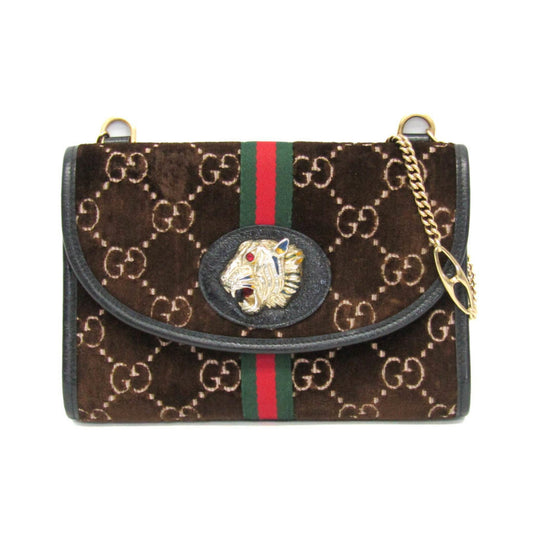 Gucci Brown Suede Rajah