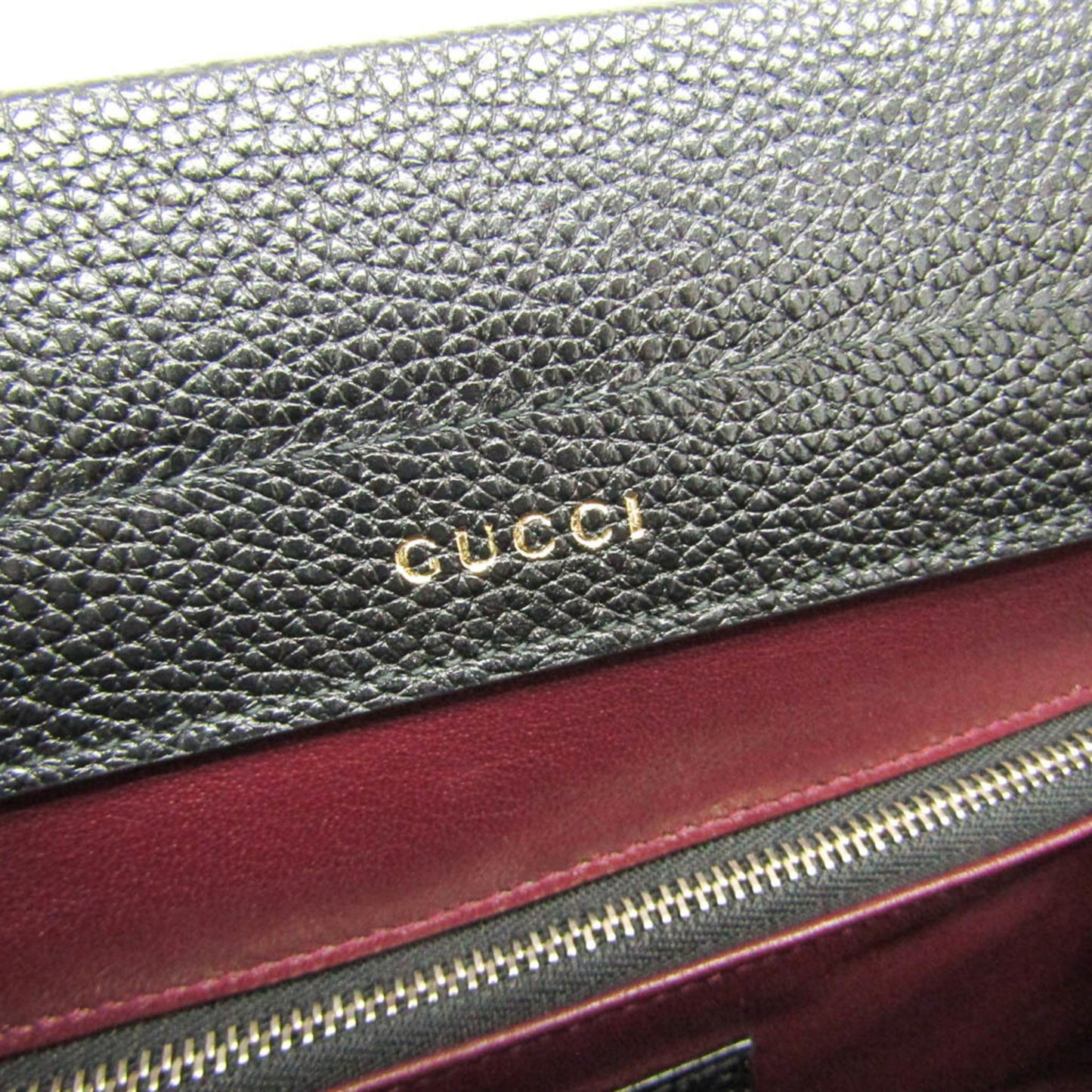 Gucci Black Leather Zumi