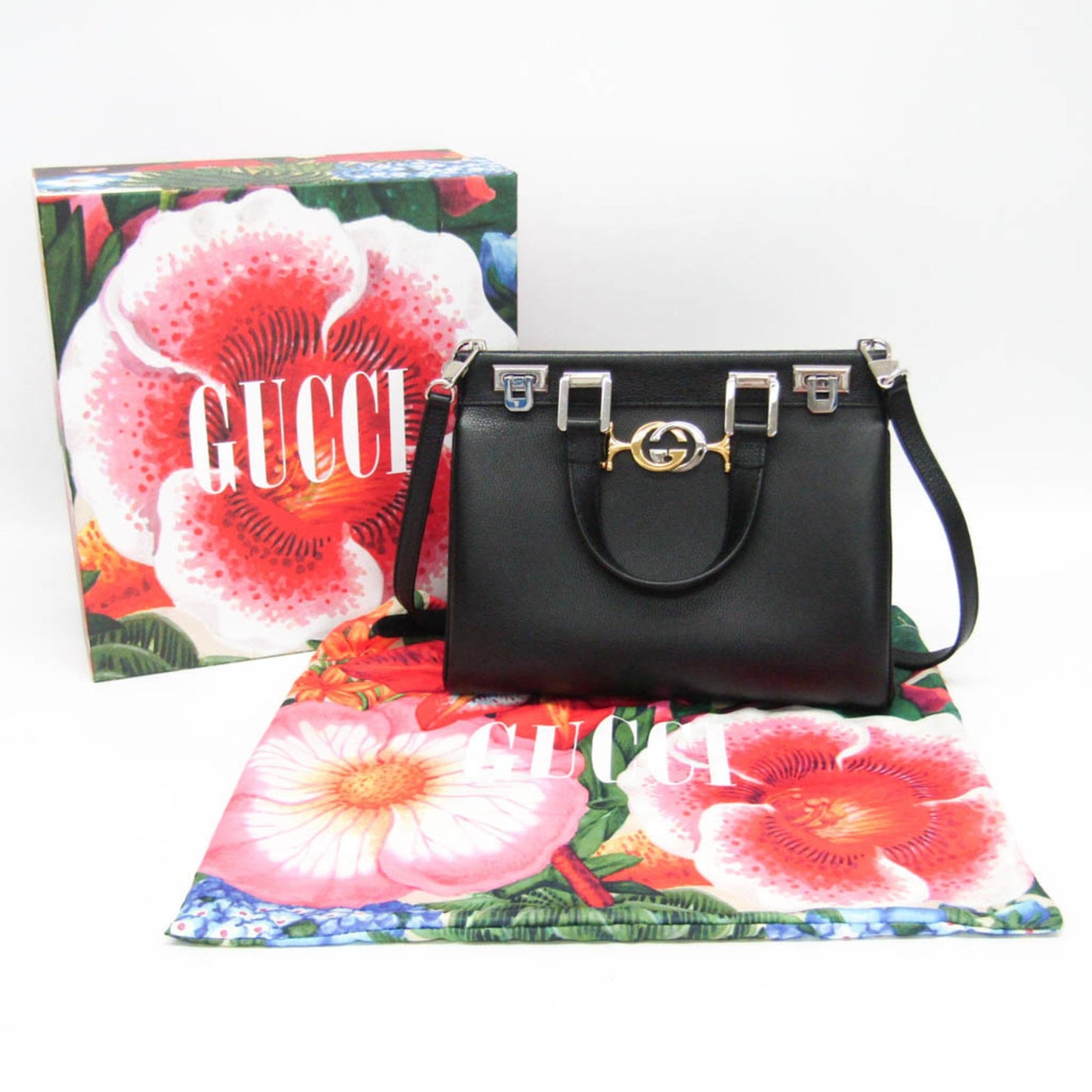 Gucci Black Leather Zumi