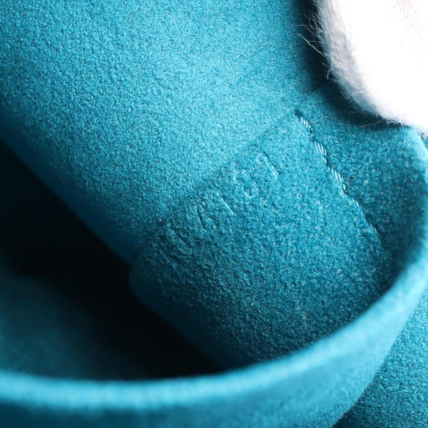 Louis Vuitton Blue Leather Alma