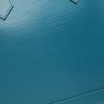 Louis Vuitton Blue Leather Alma