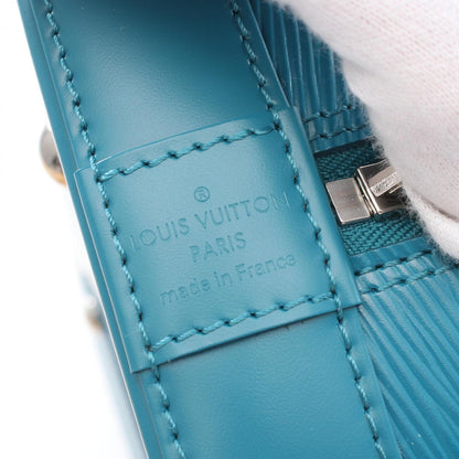Louis Vuitton Blue Leather Alma