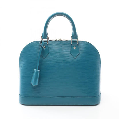 Louis Vuitton Blue Leather Alma