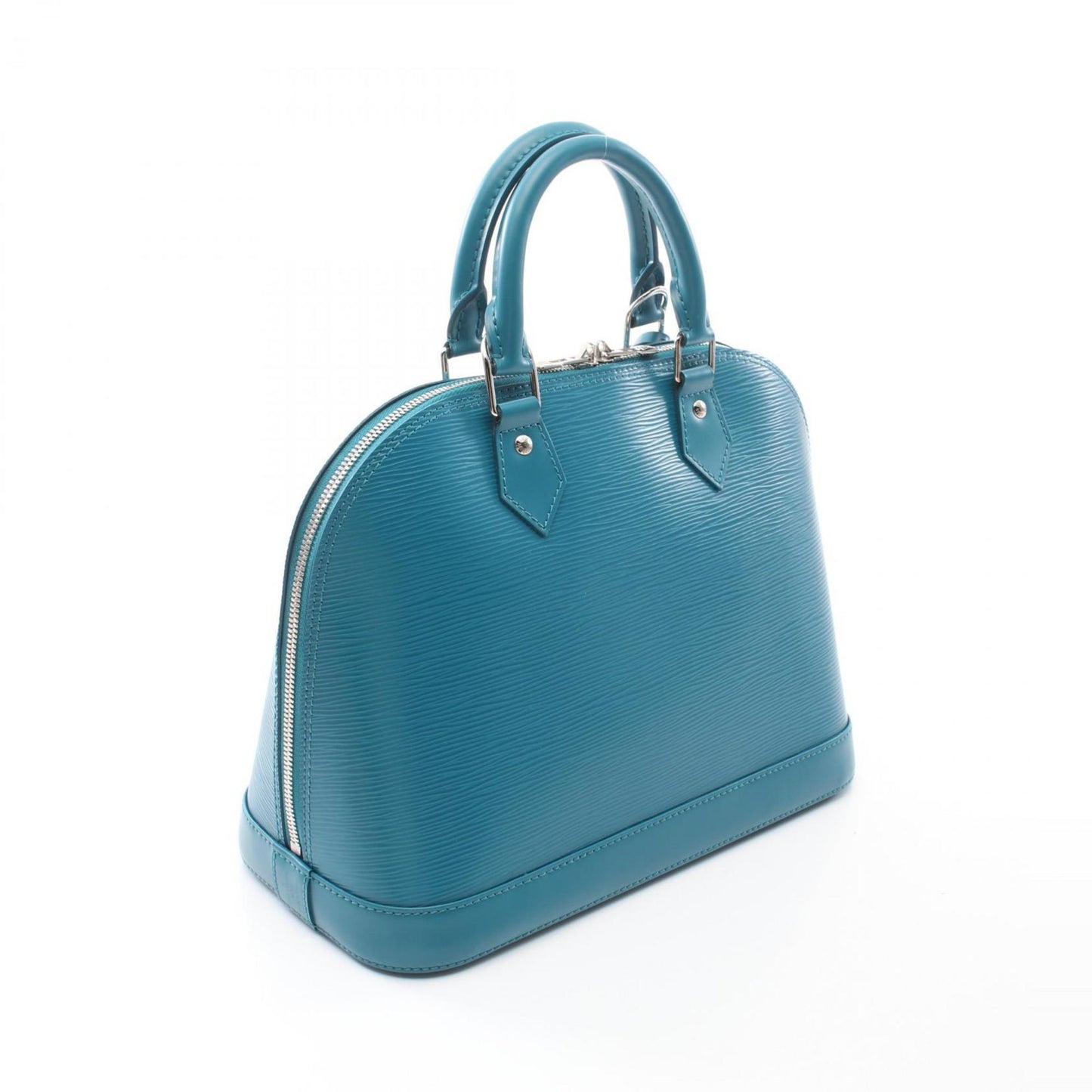 Louis Vuitton Blue Leather Alma