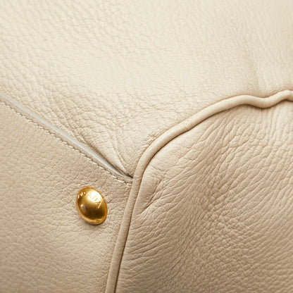 Prada Brown Leather Vitello