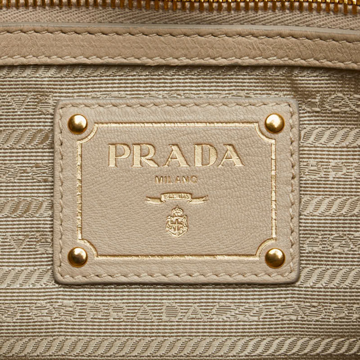 Prada Brown Leather Vitello