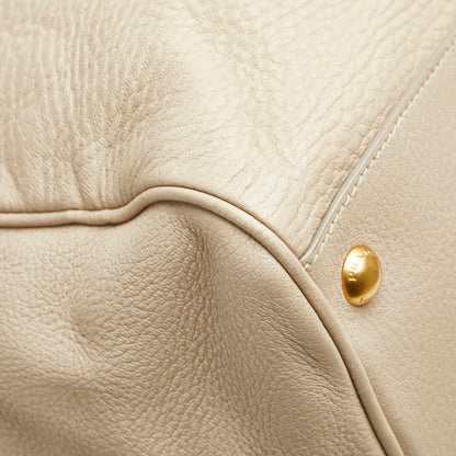 Prada Brown Leather Vitello