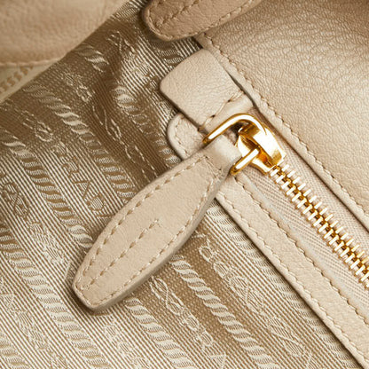 Prada Brown Leather Vitello