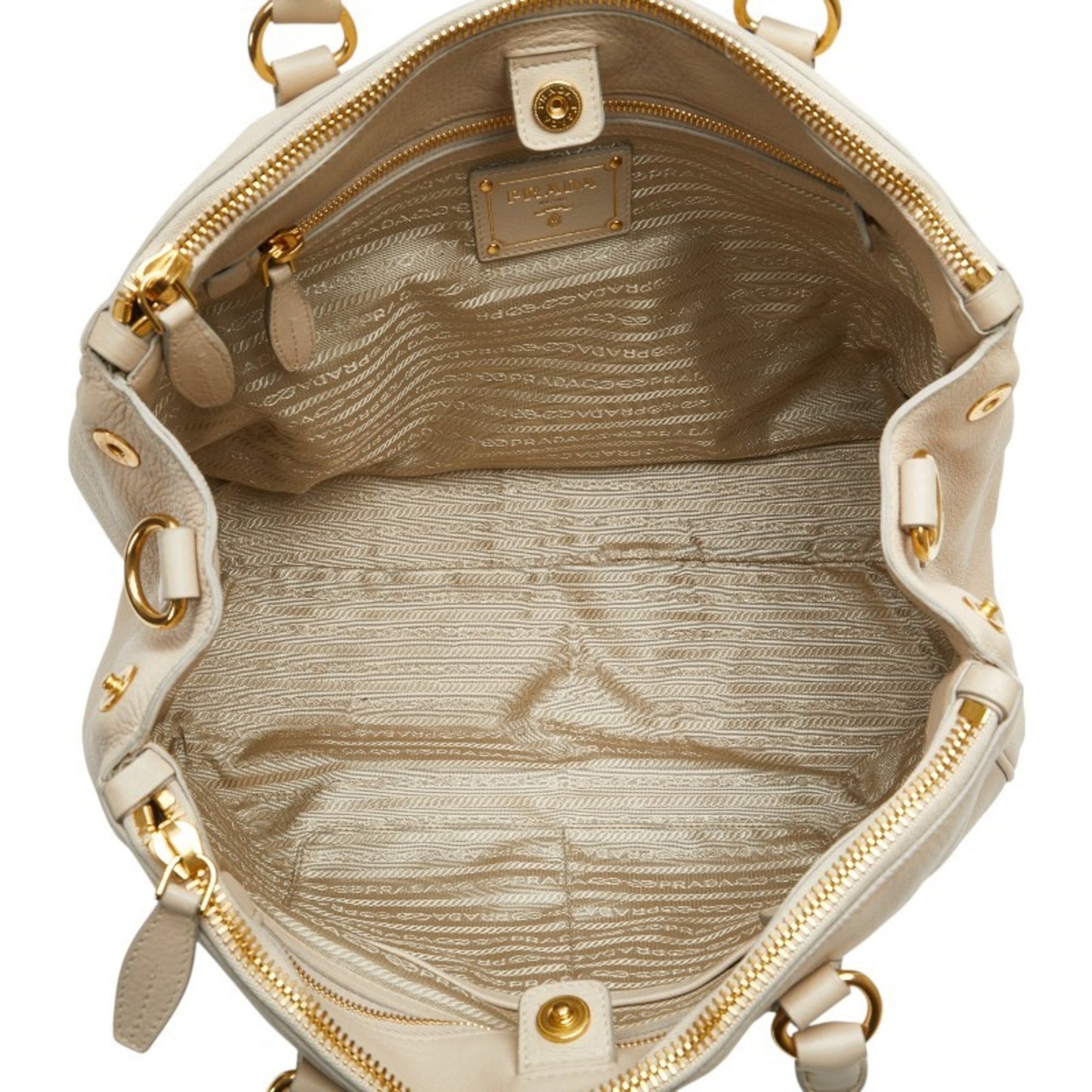 Prada Brown Leather Vitello