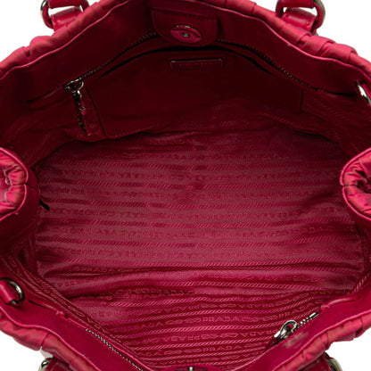 Prada Pink Nylon Gaufre