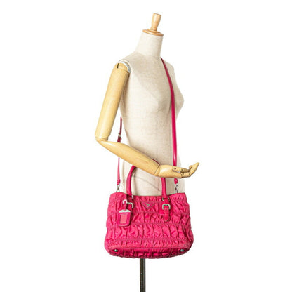 Prada Pink Nylon Gaufre