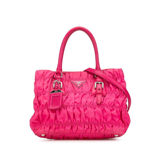 Prada Pink Nylon Gaufre