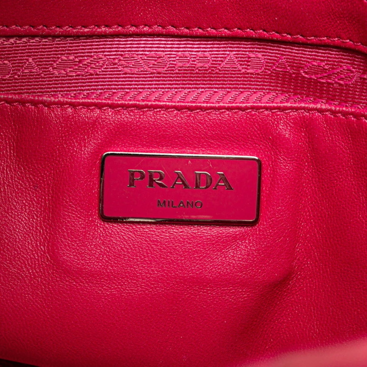 Prada Pink Nylon Gaufre