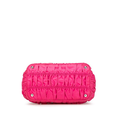 Prada Pink Nylon Gaufre