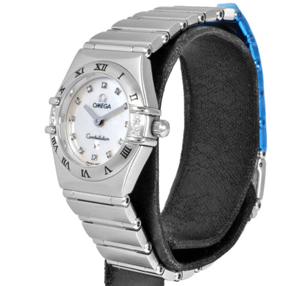 Omega White Steel Constellation