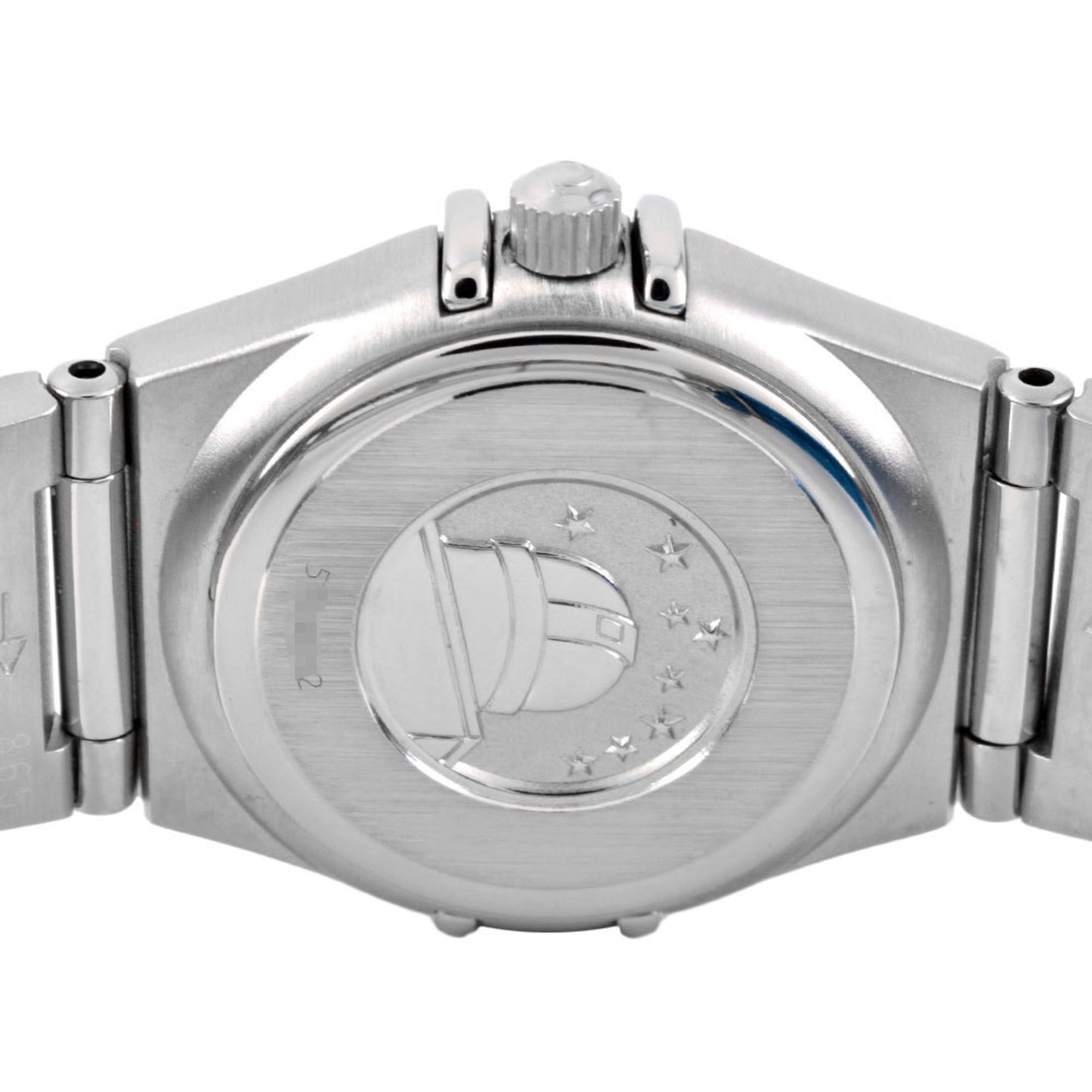 Omega White Steel Constellation