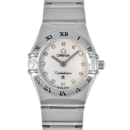 Omega White Steel Constellation