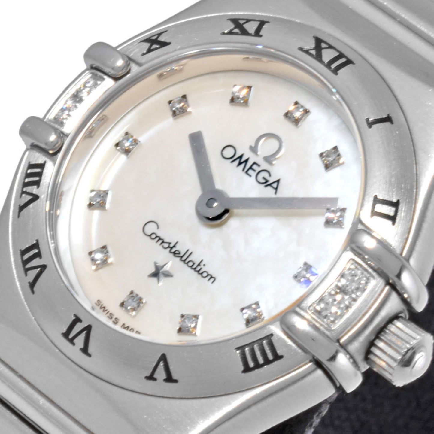 Omega White Steel Constellation
