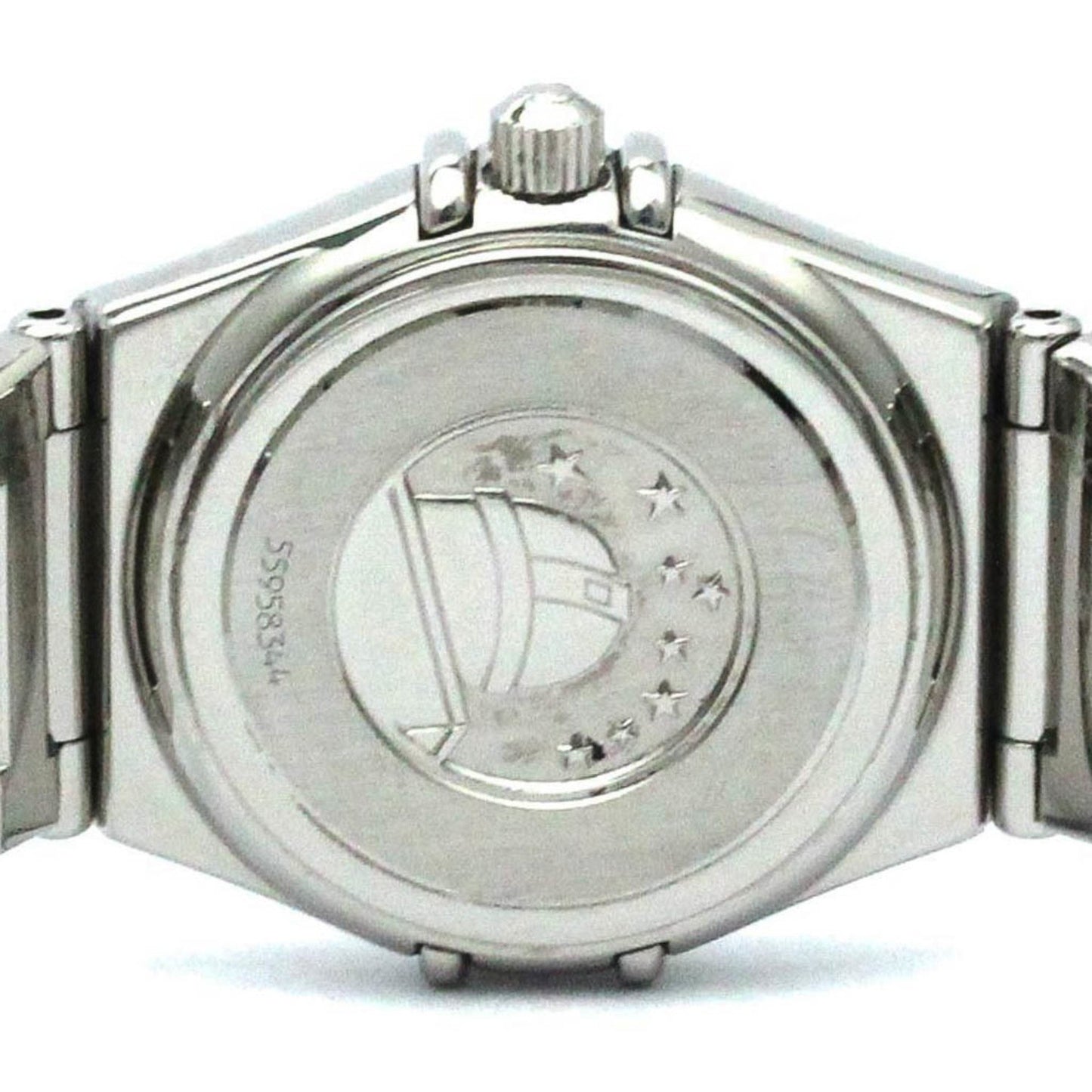 Omega White Steel Constellation