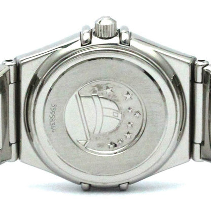 Omega White Steel Constellation