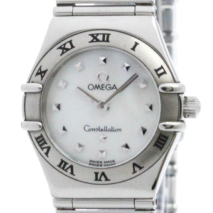 Omega White Steel Constellation