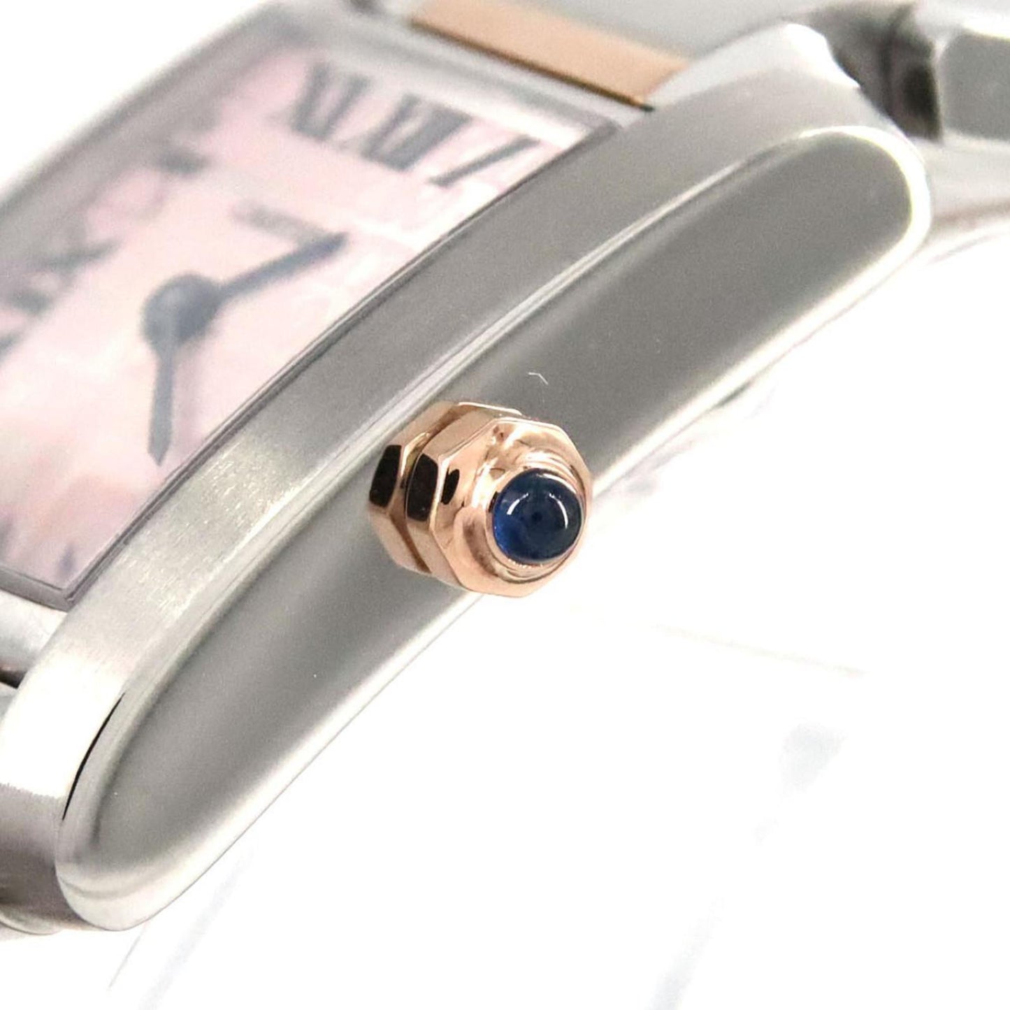 Cartier Pink Gold And Steel Tank Francaise